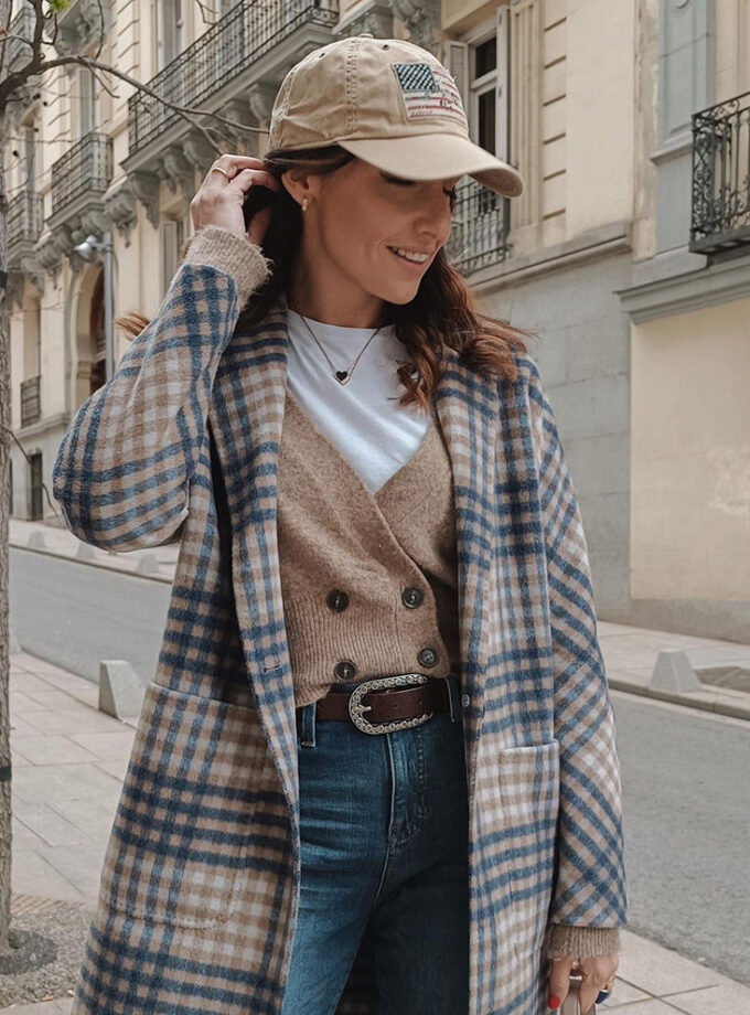 Cinturón Constance. Hebilla joya plateada rodeada de brillantes.