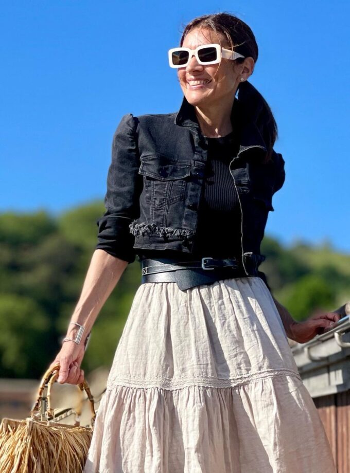 Cinturón ancho de piel Cloe. Tipo Fajín