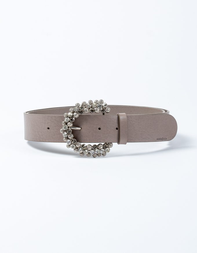 Cinturón Valentina Cristal. Hebilla con brillantes cristal.