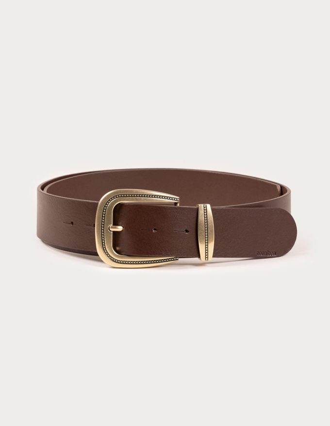 Belt Diana gold. Vintage gold buckle.