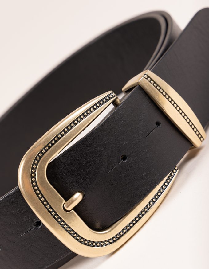 Belt Diana gold. Vintage gold buckle.